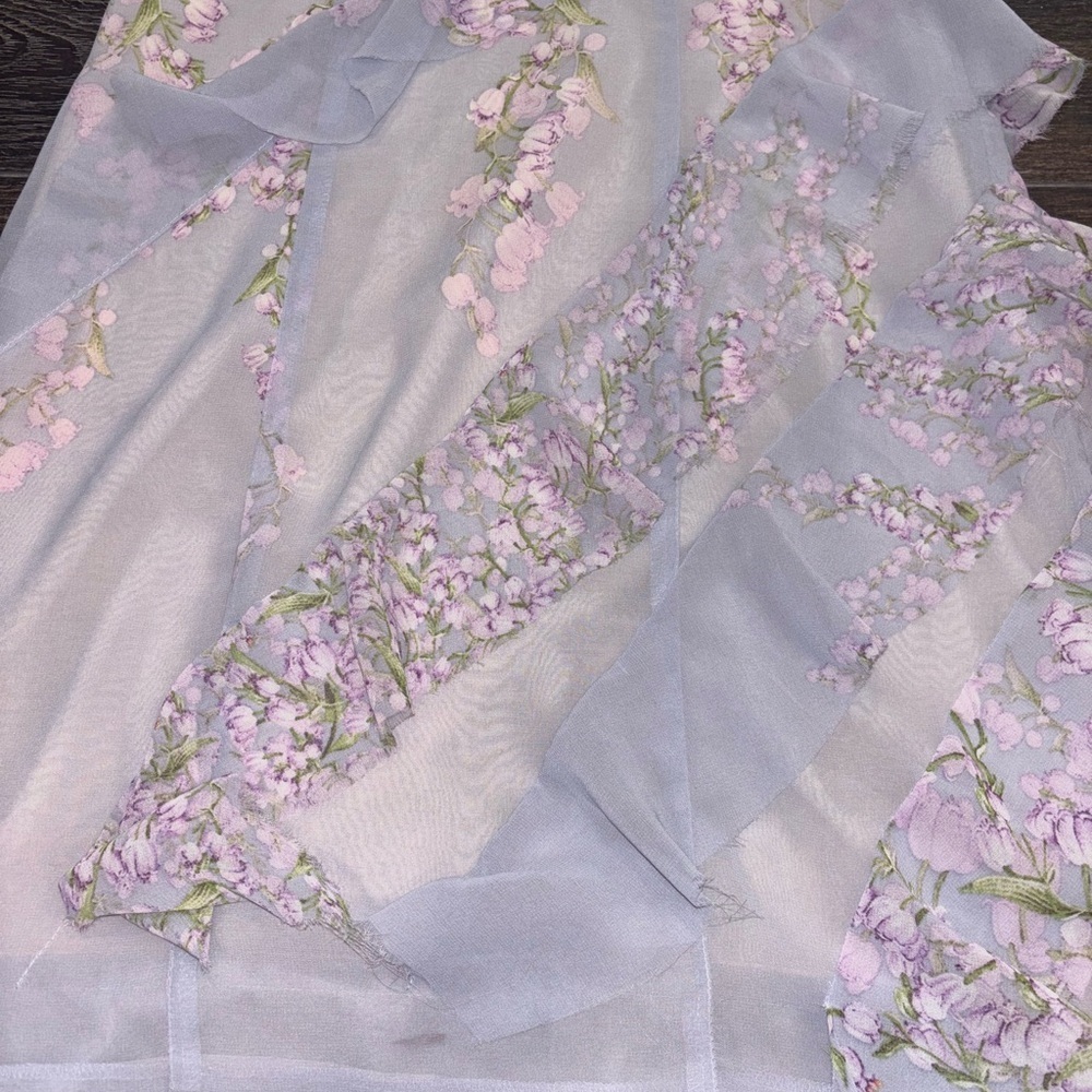 Elliatt Mediterranean Lavender Floral Mini Dress - Picture 5 of 10